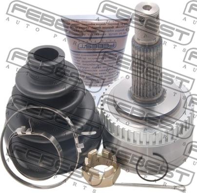 Febest 1210-TUCA48 - Шарнирный комплект, ШРУС, приводной вал www.parts5.com