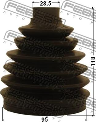 Febest 1217-CM - Bellow, drive shaft www.parts5.com