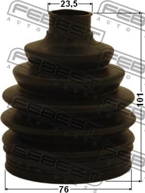 Febest 1217-MC - Fuelle, árbol de transmisión www.parts5.com