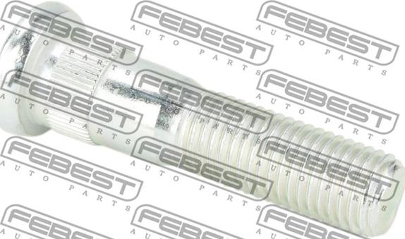 Febest 1284-002 - Μπουλόνι τροχού www.parts5.com