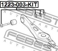 Febest 1229-003-KIT - Camber Correction Screw www.parts5.com