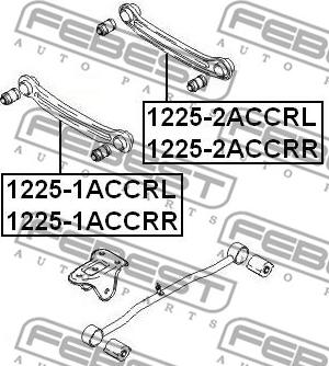 Febest 1225-2ACCRR - Brat, suspensie roata www.parts5.com