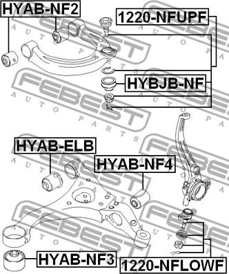 Febest 1220-NFLOWF - Ball Joint www.parts5.com