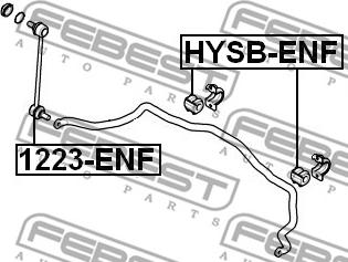 Febest 1223-ENF - Тяга / стойка, стабилизатор www.parts5.com