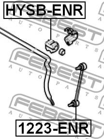 Febest HYSB-ENR - Bearing Bush, stabiliser www.parts5.com