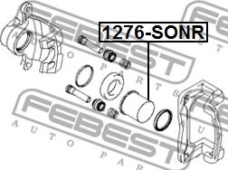 Febest 1276-SONR - Piston, brake caliper www.parts5.com