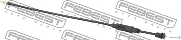 Febest 17101-A8D3LH - Bonnet Cable www.parts5.com