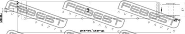 Febest 17110-001R - Blazilnik www.parts5.com