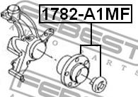 Febest 1782-A1MF - Wheel Hub www.parts5.com