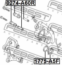 Febest 1775-A5F - Set reparatie, etrier www.parts5.com