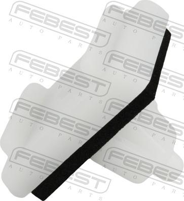 Febest 88570-012 - Clip, trim / protective strip www.parts5.com