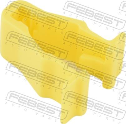 Febest 88570-124 - Kopča, ukrasna / zaštitna letvica www.parts5.com