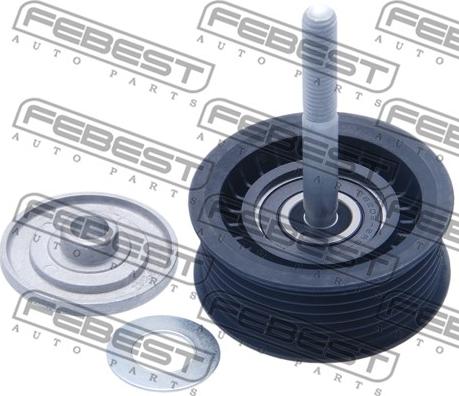 Febest 3488-PAN - Deflection / Guide Pulley, v-ribbed belt www.parts5.com