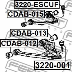 Febest 3220-001 - Ball Joint www.parts5.com