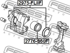 Febest 2975-FLIIF - Tamir seti, fren kaliperi www.parts5.com