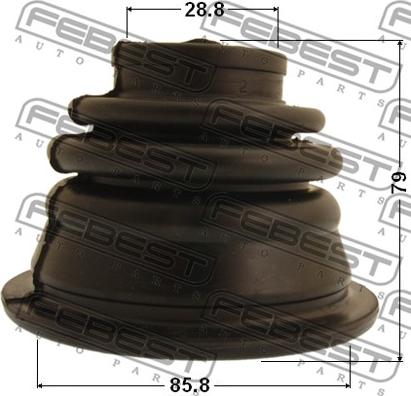 Febest 2415-01LH - Bellow, drive shaft www.parts5.com