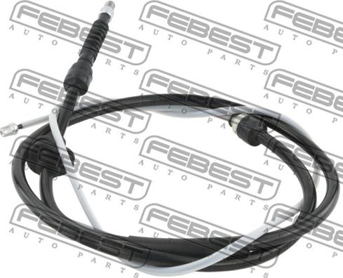 Febest 24100-MEG - Ντίζα, φρένο ακινητοποίησης www.parts5.com