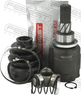 Febest 2411-DUSTR - Шарнирный комплект, ШРУС, приводной вал www.parts5.com