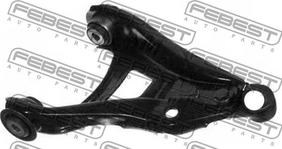 Febest 2424-KANRH - Рычаг подвески колеса www.parts5.com