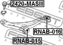 Febest 2420-MASIII - Rotule de suspension www.parts5.com