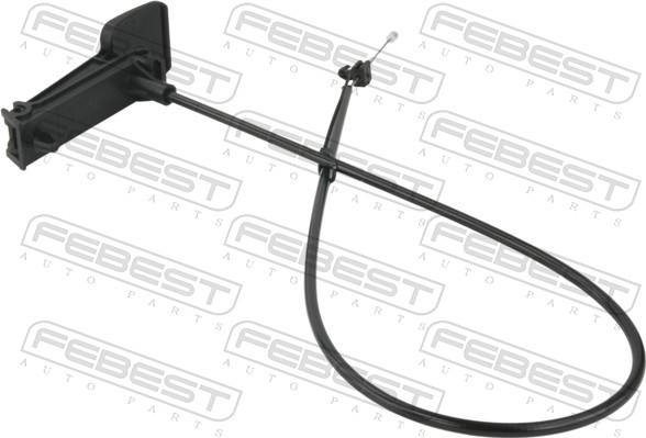 Febest 25101-X7F - Lanko pro otevírání kapoty motoru www.parts5.com