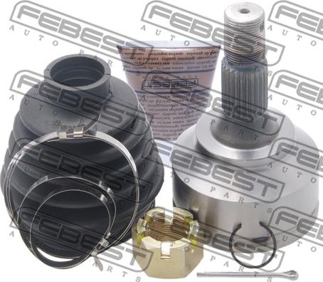 Febest 2510-30720 - Zgibni lezaj, pogonska gred www.parts5.com