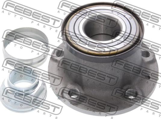 Febest 2582-BOX3MR - Ступица колеса, поворотный кулак www.parts5.com