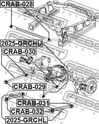 Febest 2025-GRCHL - Track Control Arm parts5.com