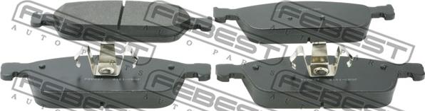 Febest 2101-CBSF - Set placute frana,frana disc www.parts5.com