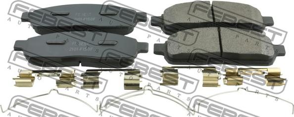 Febest 2101-F150F - Brake Pad Set, disc brake www.parts5.com