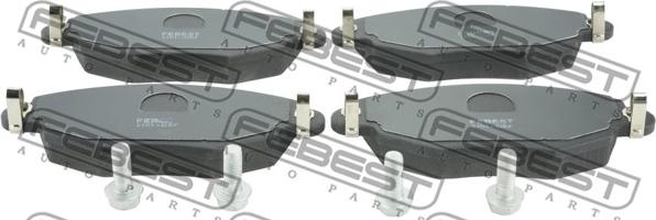 Febest 2101-GEF - Set placute frana,frana disc www.parts5.com