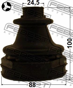 Febest 2115-GELHT - Joint-soufflet, arbre de commande www.parts5.com