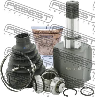 Febest 2111-FY36LH - Шарнирный комплект, ШРУС, приводной вал www.parts5.com