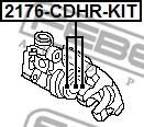 Febest 2176-CDHR-KIT - Komplet za popravilo, sedlo kolutne zavore www.parts5.com