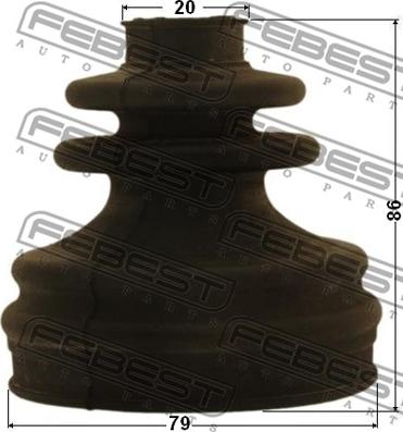 Febest 2315-1H1 - Bellow, drive shaft www.parts5.com