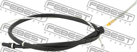 Febest 23100-POLR - Cable de accionamiento, freno de estacionamiento www.parts5.com