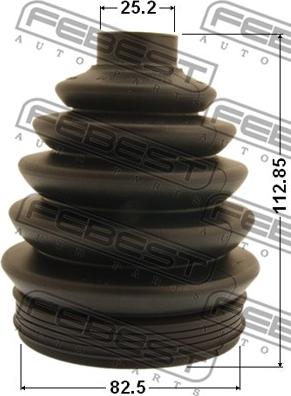 Febest 2317P-9N5 - Bellow, drive shaft www.parts5.com