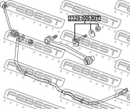 Febest 2329-009-KIT - Vis de correction du carrossage www.parts5.com