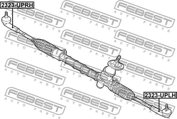 Febest 2323-UPLH - Tie Rod End parts5.com