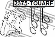 Febest 2375-TOUARF - Repair Kit, brake caliper www.parts5.com