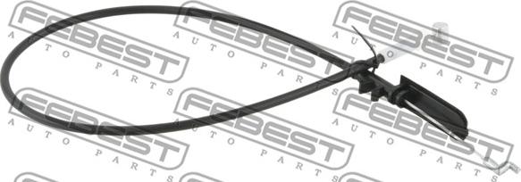 Febest 22104-H0F1 - Cable, door release www.parts5.com