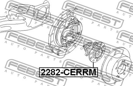 Febest 2282-CERRM - Wheel Hub www.parts5.com