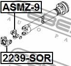 Febest 2239-SOR - Drive Flange, propshaft www.parts5.com