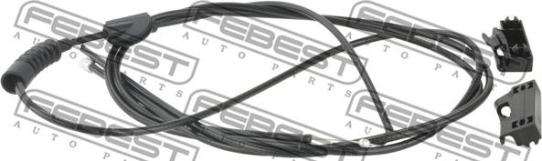 Febest 2799-HCS80 - Cięgno zamka pokrywy komory silnika www.parts5.com