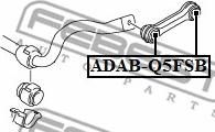 Febest ADAB-Q5FSB - Csapágyazás, tengely vezető www.parts5.com