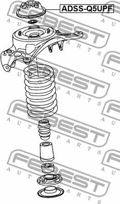 Febest ADSS-Q5UPF - FRONT SHOCK ABSORBER SUPPORT www.parts5.com