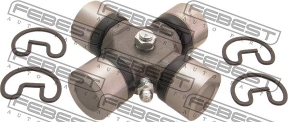 Febest AS-009 - Flexible disc, propshaft joint www.parts5.com