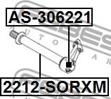 Febest AS-306221 - Bearing, drive shaft www.parts5.com