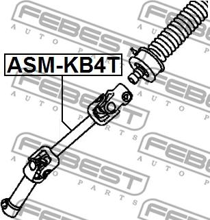 Febest ASM-KB4T - Arbore directie www.parts5.com