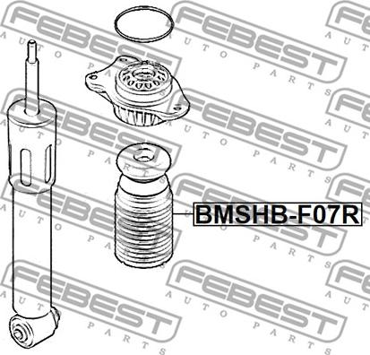 Febest BMSHB-F07R - Пылезащитный комплект, амортизатор www.parts5.com